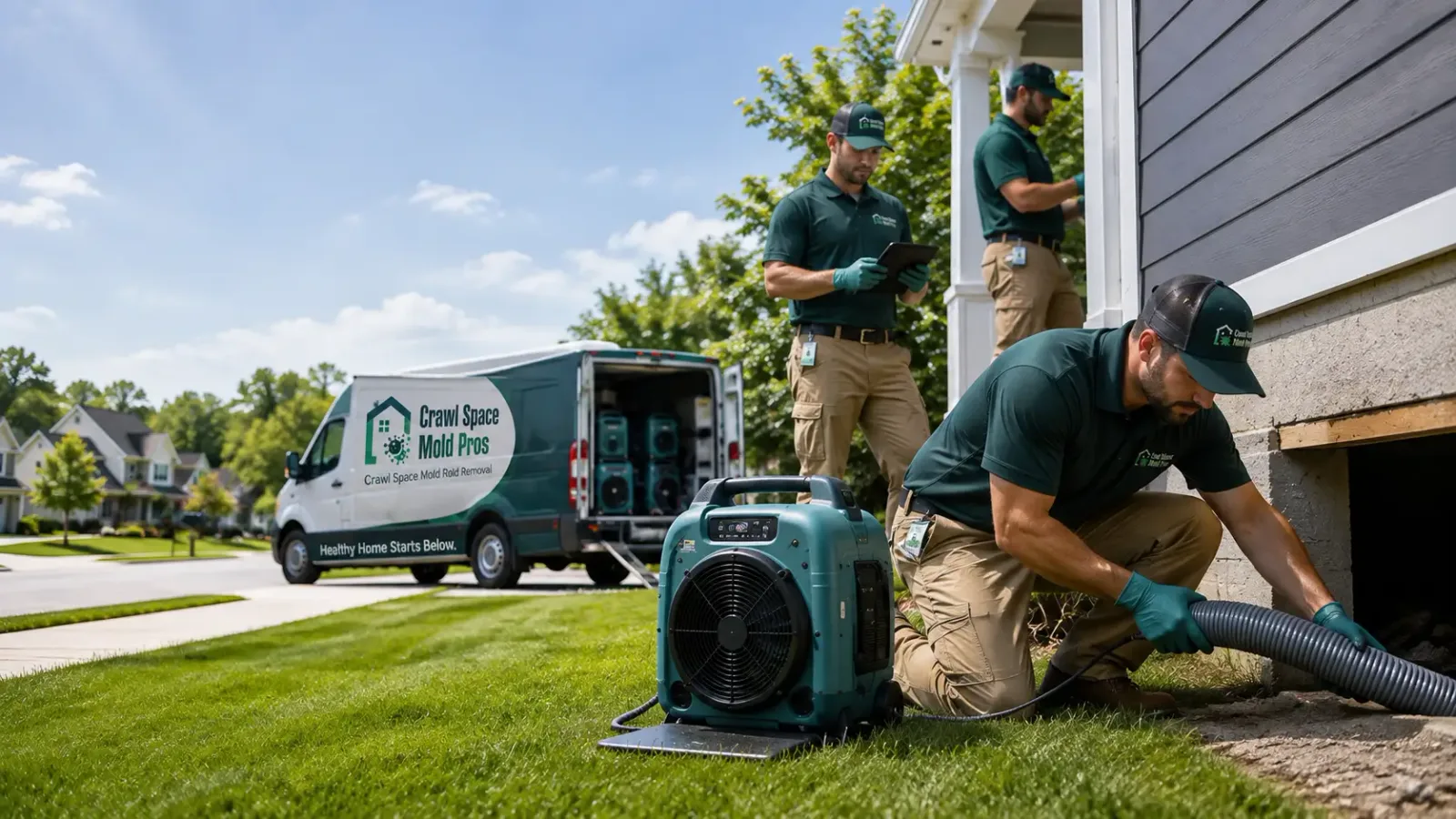 Crawl Space Mold Removal in Easley, SC